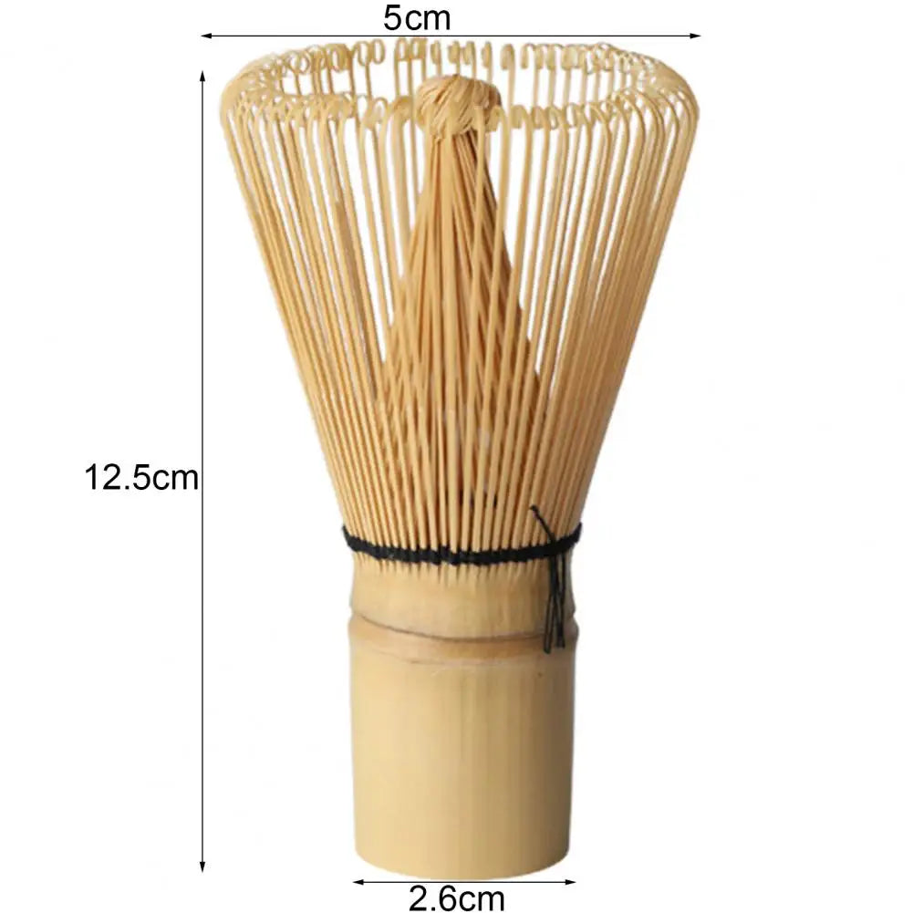 Tea Powder Whisk Tea Brush Easy to Clean Quick Mixing Japanese Style Bamboo Matcha Green Tea Whisk