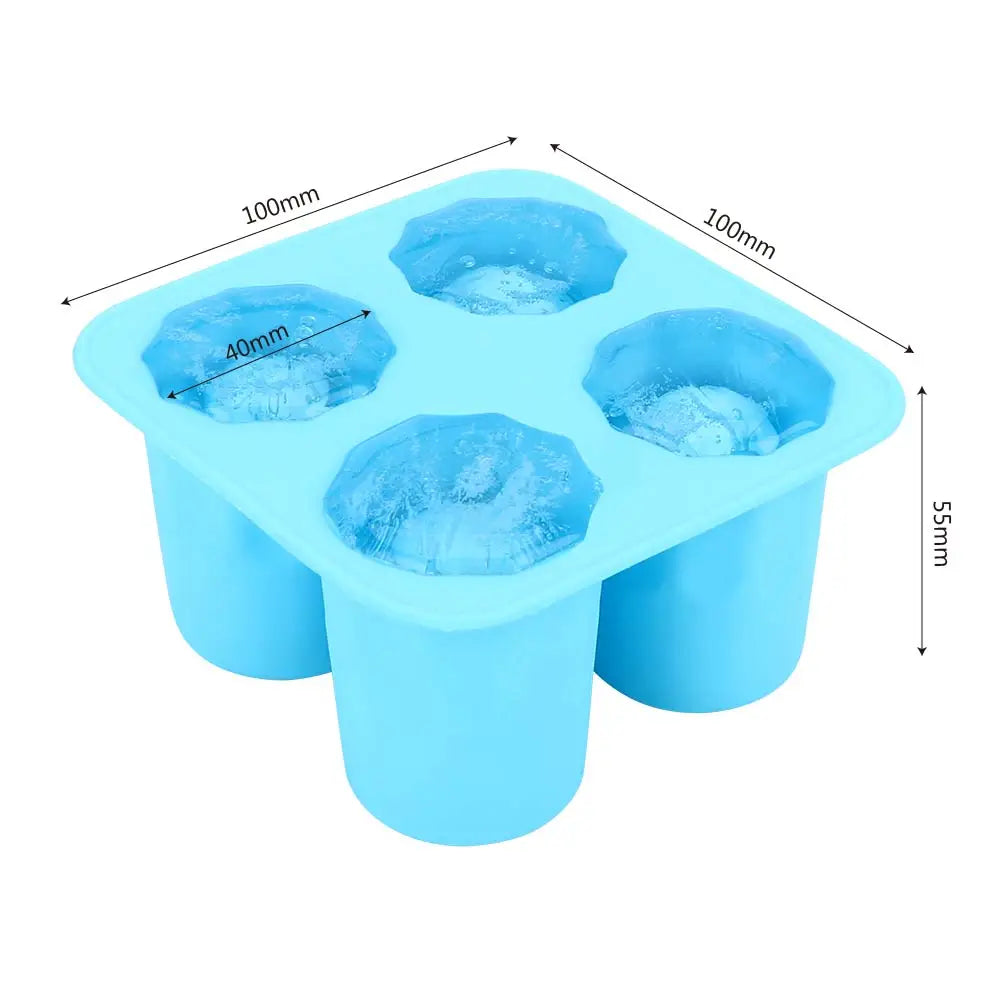 Ice Cube Tray Mold Makes Shot Glasses Ice Mould Novelty Gifts Ice Tray Summer Drinking Tool Ice Shot Glass Whiskey Cocktail Cold