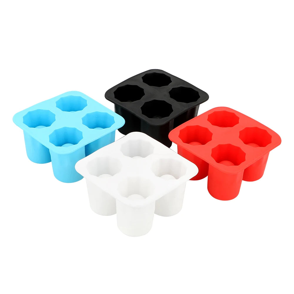 Ice Cube Tray Mold Makes Shot Glasses Ice Mould Novelty Gifts Ice Tray Summer Drinking Tool Ice Shot Glass Whiskey Cocktail Cold