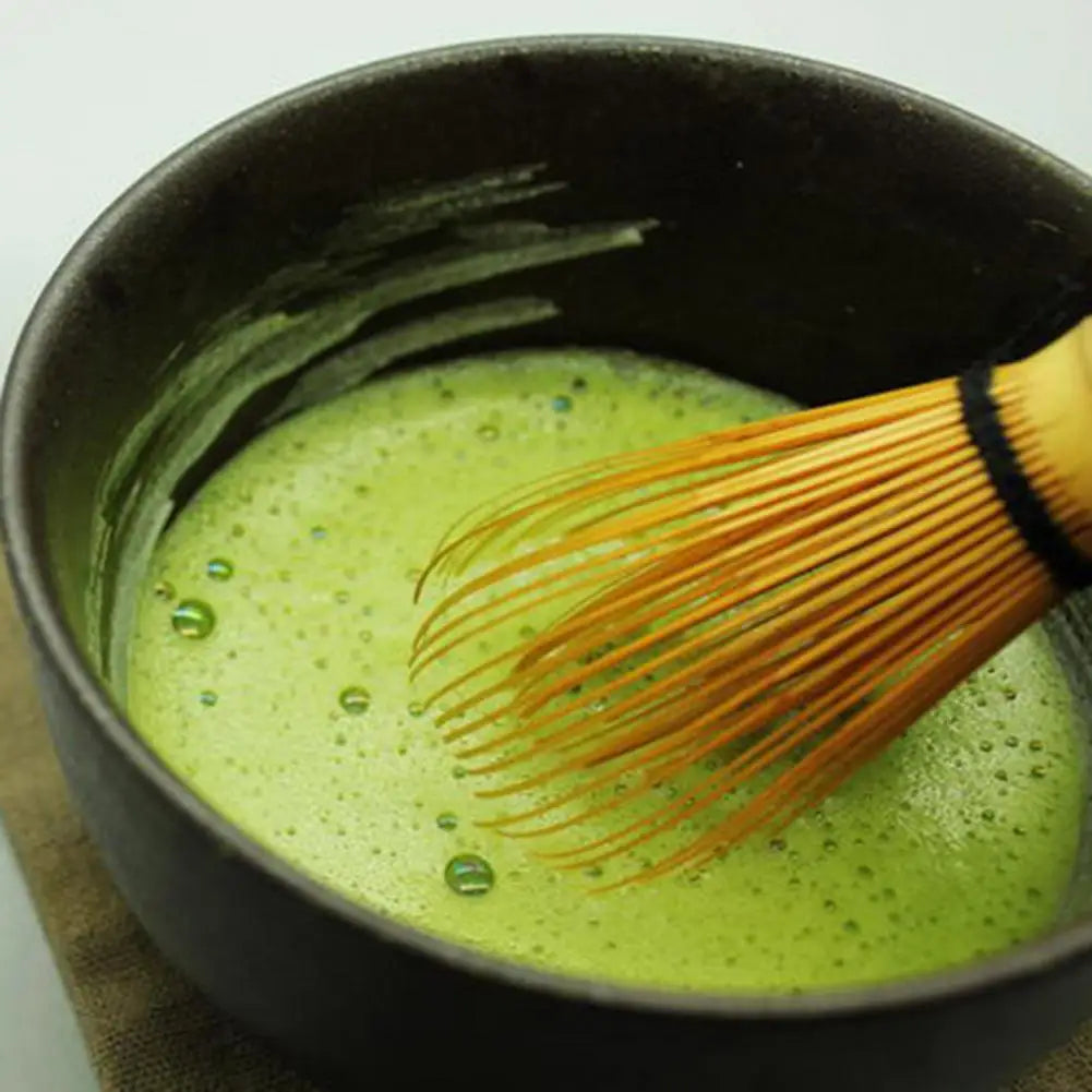 Tea Powder Whisk Tea Brush Easy to Clean Quick Mixing Japanese Style Bamboo Matcha Green Tea Whisk