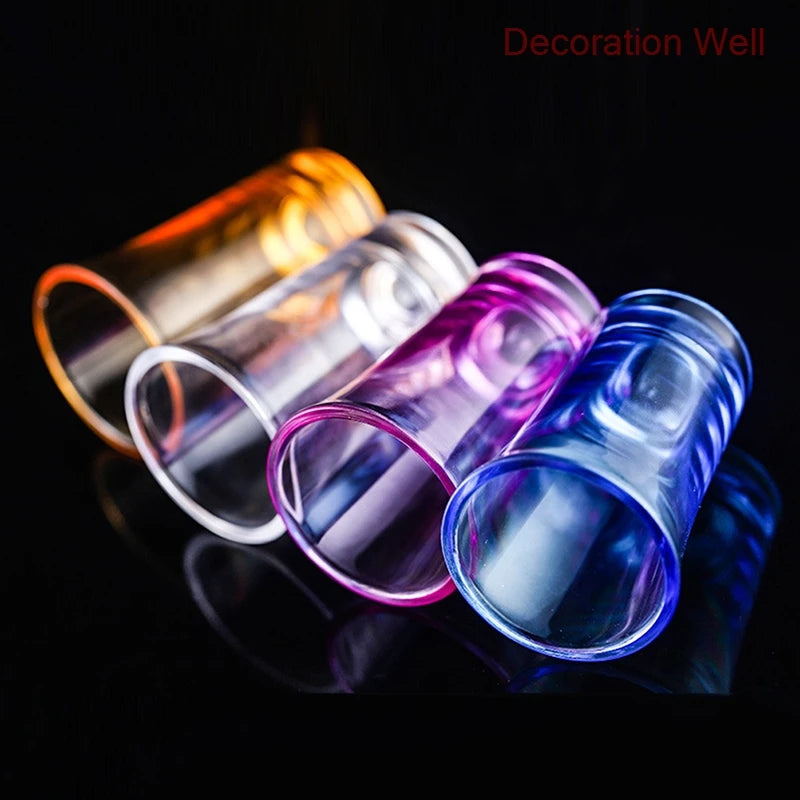 4Pcs 0.5 ounce heavy duty shot acrylic glasses machine made lead free acrylic glass liquor glass