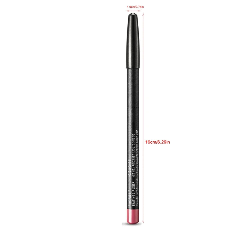 Matte Lip Liner Pen Smudge Proof Lip Stain Marker Pen Gluten & Cruelty-Free