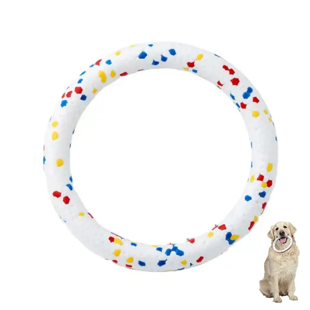 Durable Dog Bite Ring Toys for Small Medium Dogs To Fetch Chew Play Dog Bite Ring Toys for Aggressive Chewers Dog Accessories