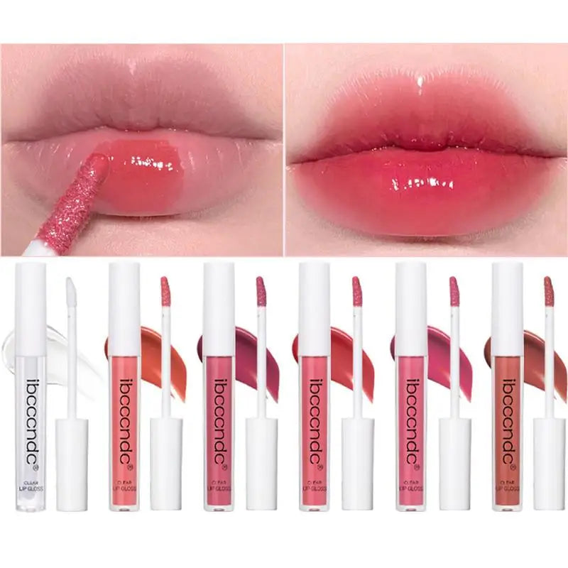 Liquid Lipstick Moisturizing Gloss Lip Stains 6pcs Tinted Lip Gloss Lip Glaze Hydrating And Moisturizing Glossy Plumping Lip