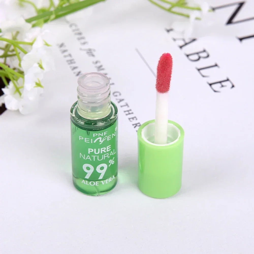 1PC Aloe Vera Lipstick Color Changing Lip Balm Lipgloss Lasting Moisturizing Waterproof Temperature Change Lip Balm Cosmetics