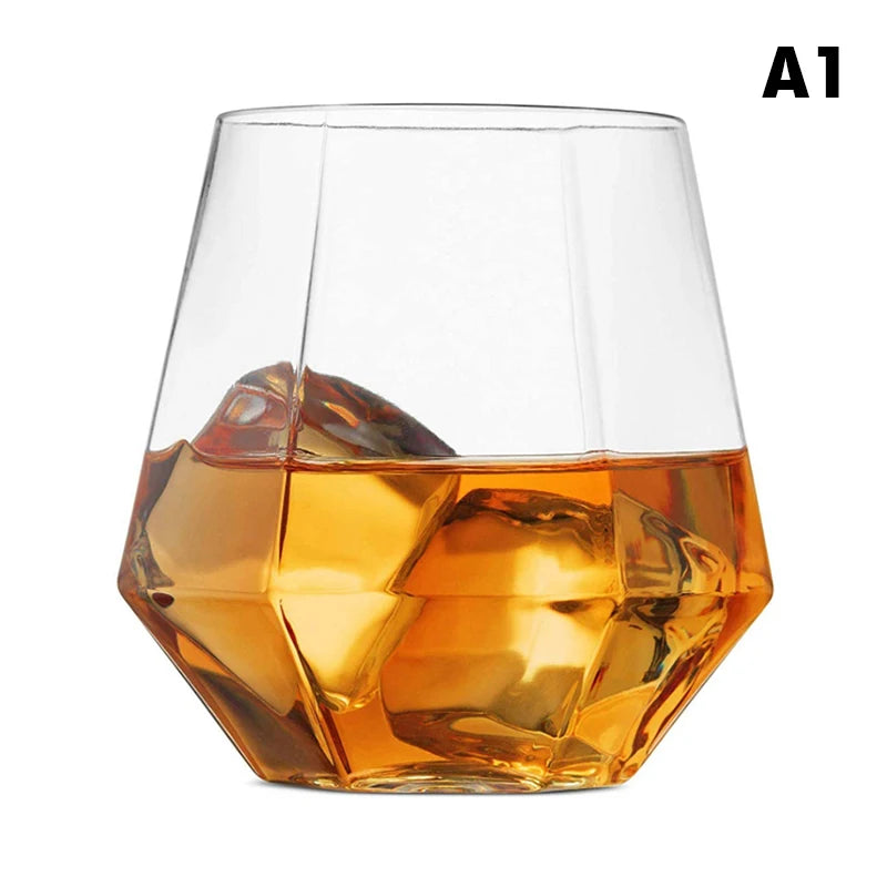 1/4Pcs 0.5 ounce heavy duty shot acrylic glasses machine made lead free acrylic glass liquor glass Transparent wine glass