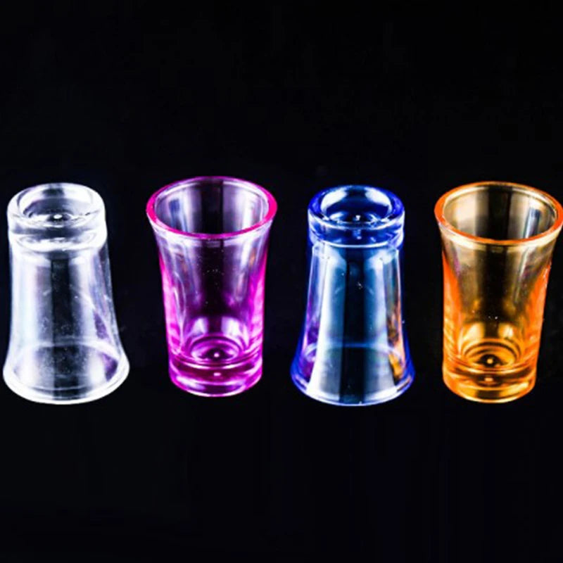 1/4Pcs 0.5 ounce heavy duty shot acrylic glasses machine made lead free acrylic glass liquor glass Transparent wine glass