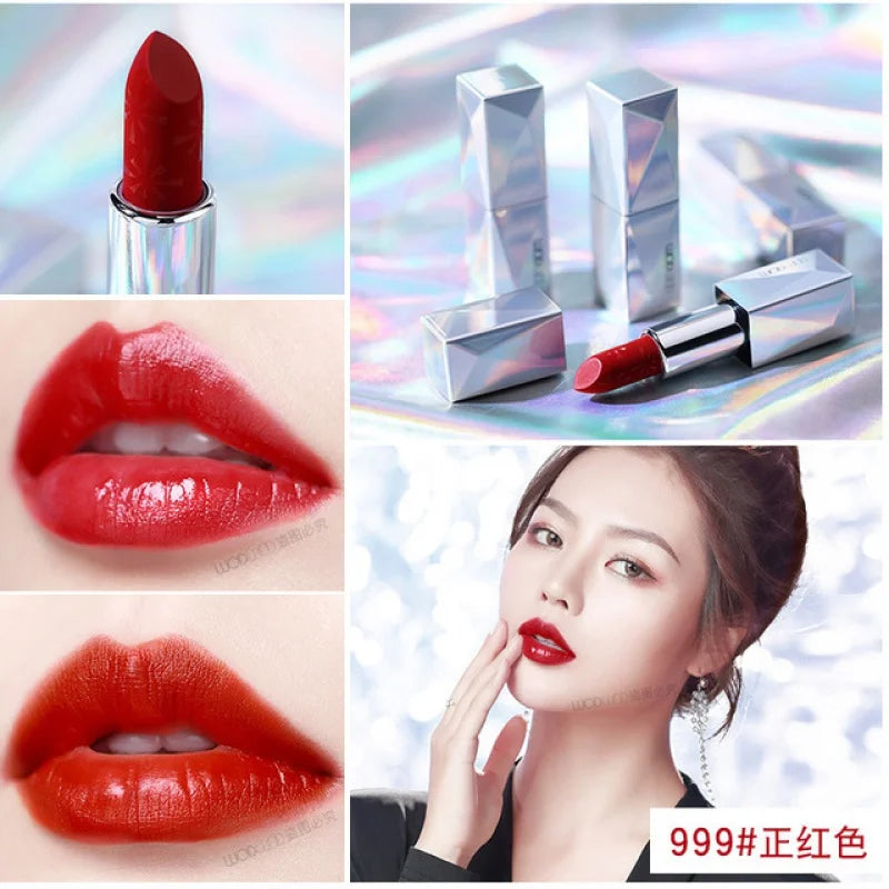 Magnetic Snap Lipstick Orange Cream Orange A Bao Color Does Not Fade No Stain on Cup Positive Waterproof Smear-Proof