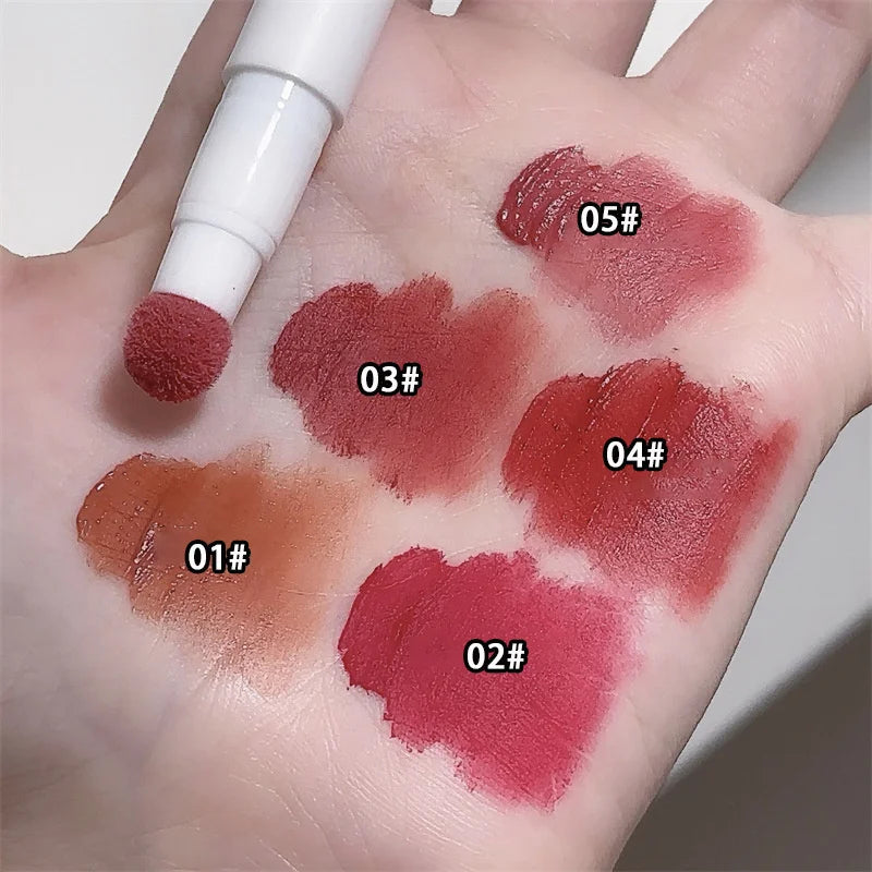 Air Cushion Lip Powder Cream Matte Lipstick Lip Stain Velvet Lip Mud Waterproof Long Lasting Easy To Wear Mouth Red Lip Glaze