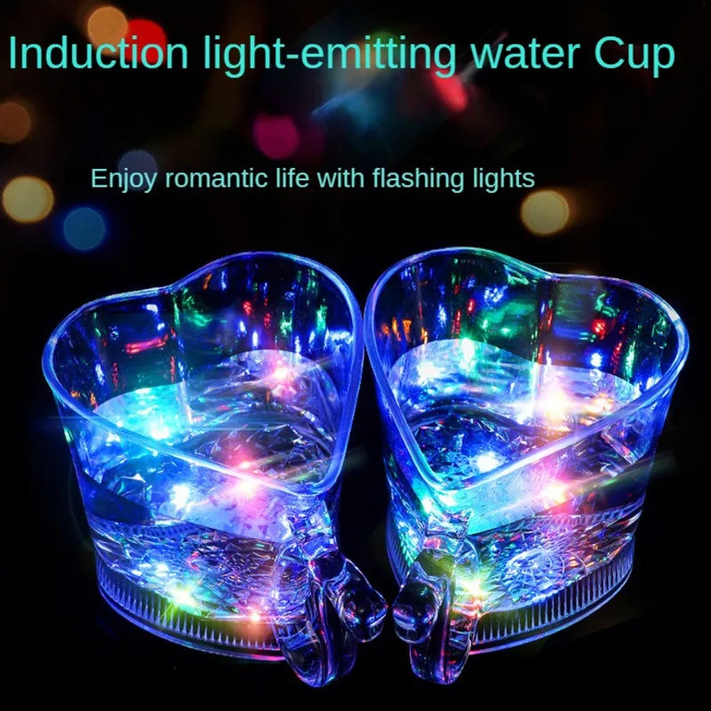 Bar Water Will Flash Beer Cup Nightclub Love Colorful Shot Glasses For Vodka Personality Birthday Gift Men And Women