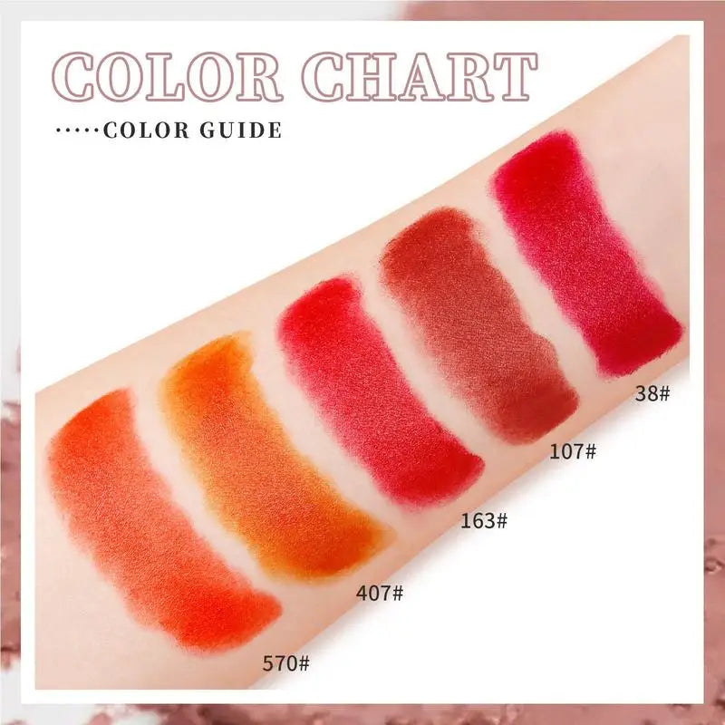 Velvet Matte Lipstick High Pigmented Velvety Lipstick Lip Stick Stain Not Fade Long Lasting Lipstick Makeup Make Up Gift For