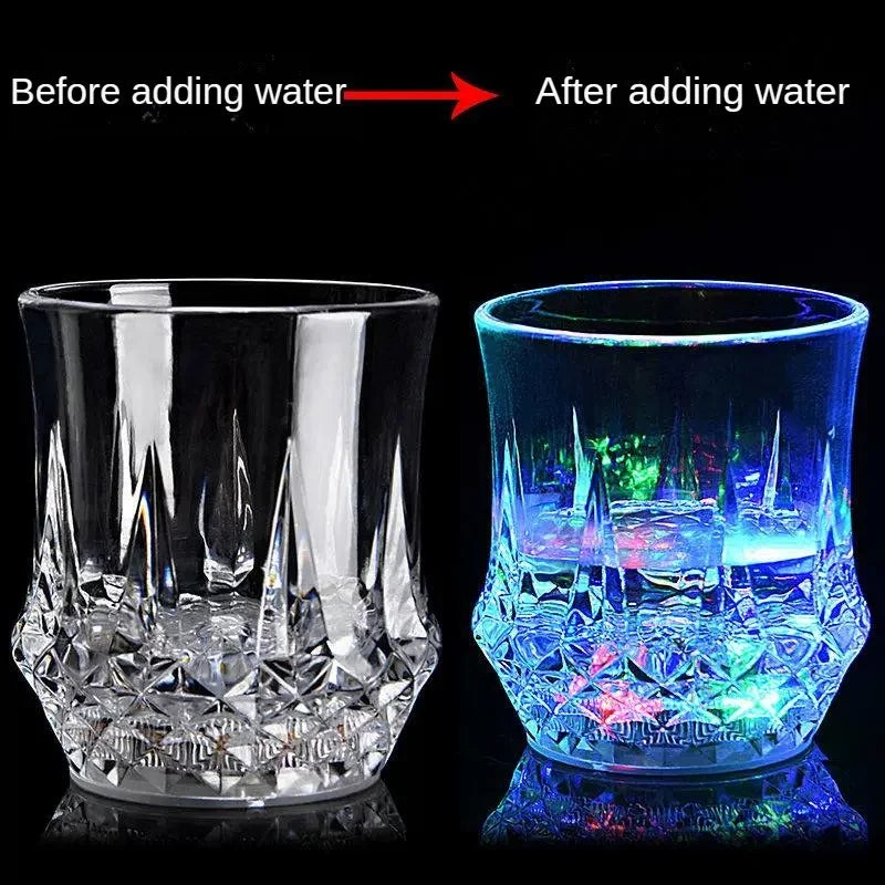 Bar Water Will Flash Beer Cup Nightclub Love Colorful Shot Glasses For Vodka Personality Birthday Gift Men And Women