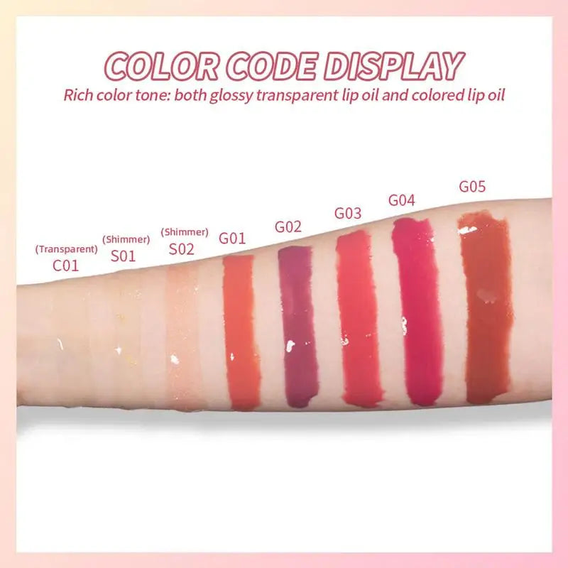 Liquid Lipstick Moisturizing Gloss Lip Stains 6pcs Tinted Lip Gloss Lip Glaze Hydrating And Moisturizing Glossy Plumping Lip