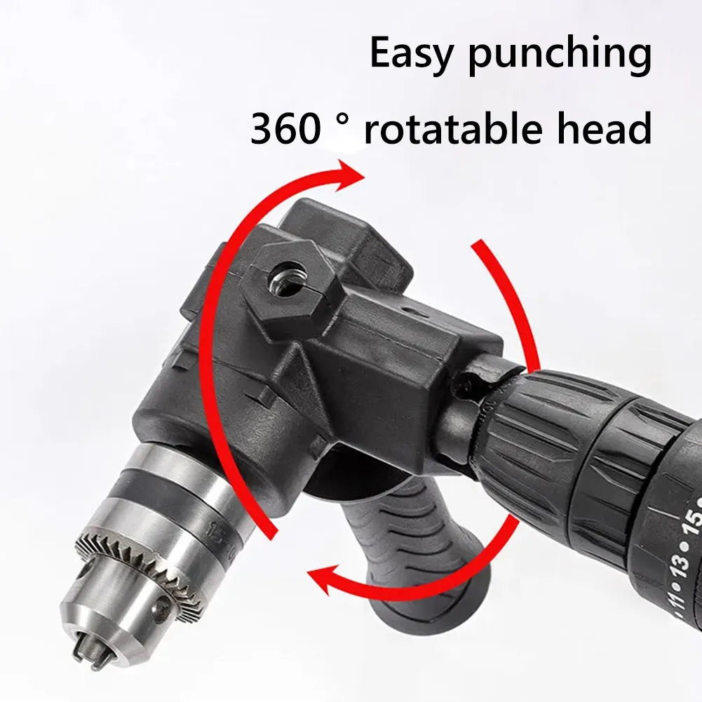 90 Degree Corner Device Drill Bend Extending Chuck Electric Drill Corner Cordless Metal Multifunctional Power Tool Accessories