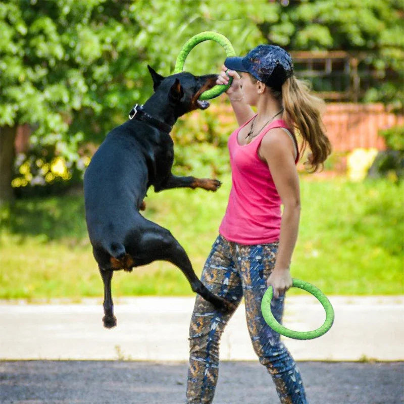 Dog Toys Pet Flying Discs EVA Dog Training Ring Puller Resistant Toys for Dog Floating Puppy Bite Ring Toy Interactive Pet Items