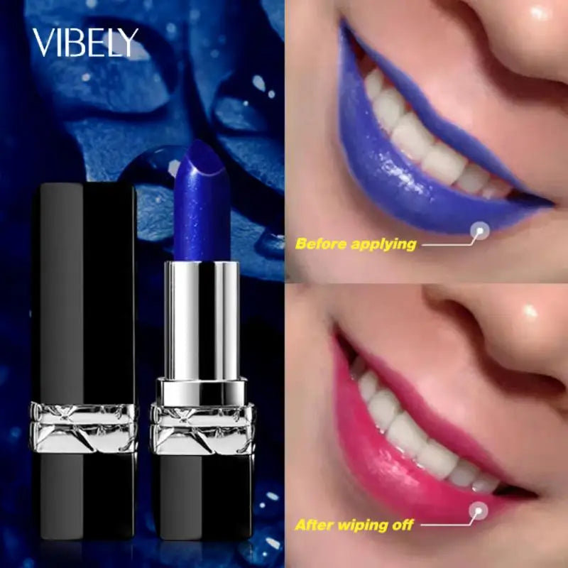 Color Changing Lipstick No Fading Waterproof Not Easy To Stain Cup Lipstick Moisturizing Temperature Change Color Lipstick